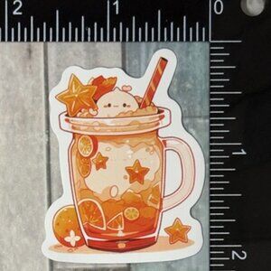 🌀10/$10🌀 Summer Juice Boba Tea Reusable Waterproof Vinyl Sticker Decal